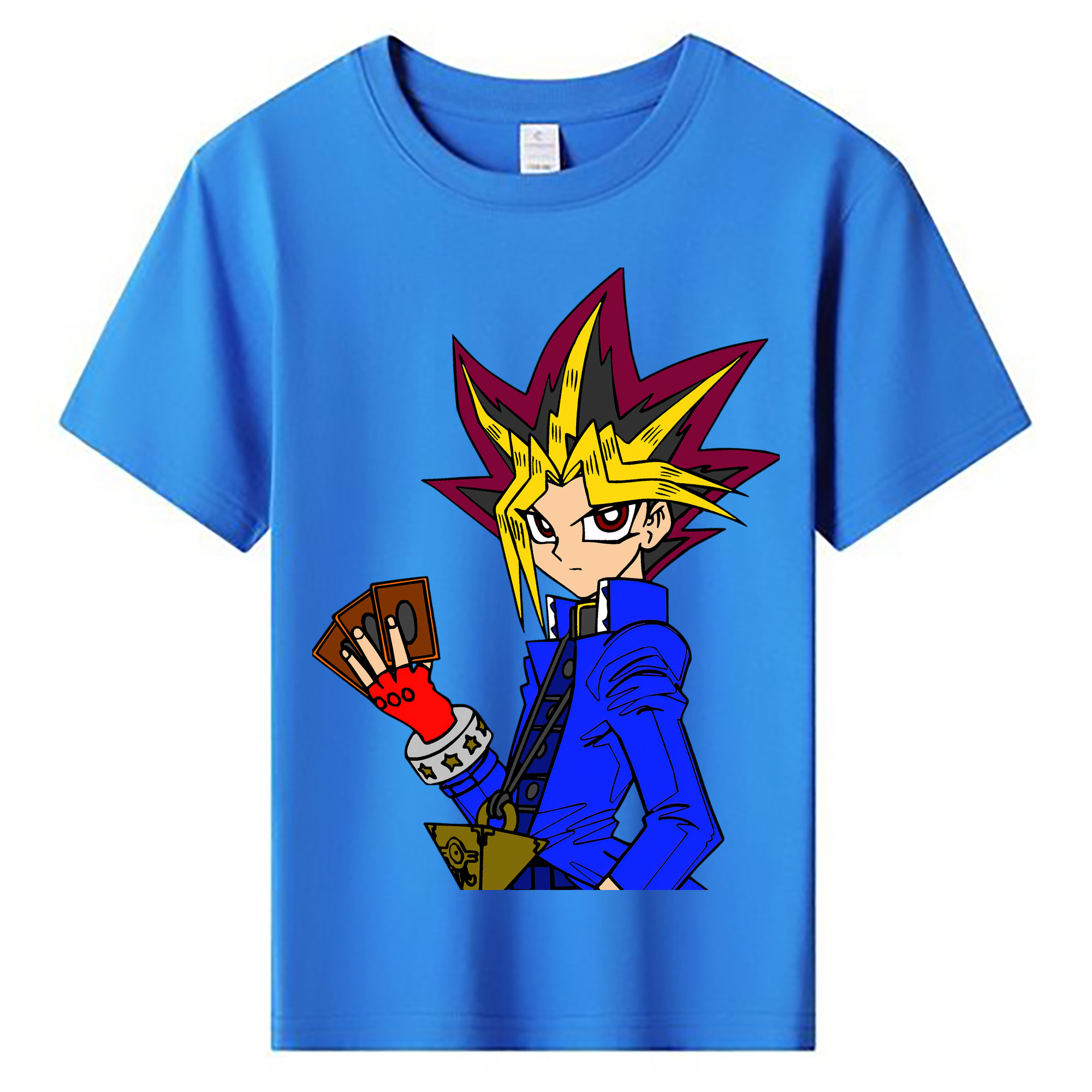 （画像用） 遊☆戯☆王 Yu-Gi-Oh! 綿100％キッズTシャツ（フロントプリント）